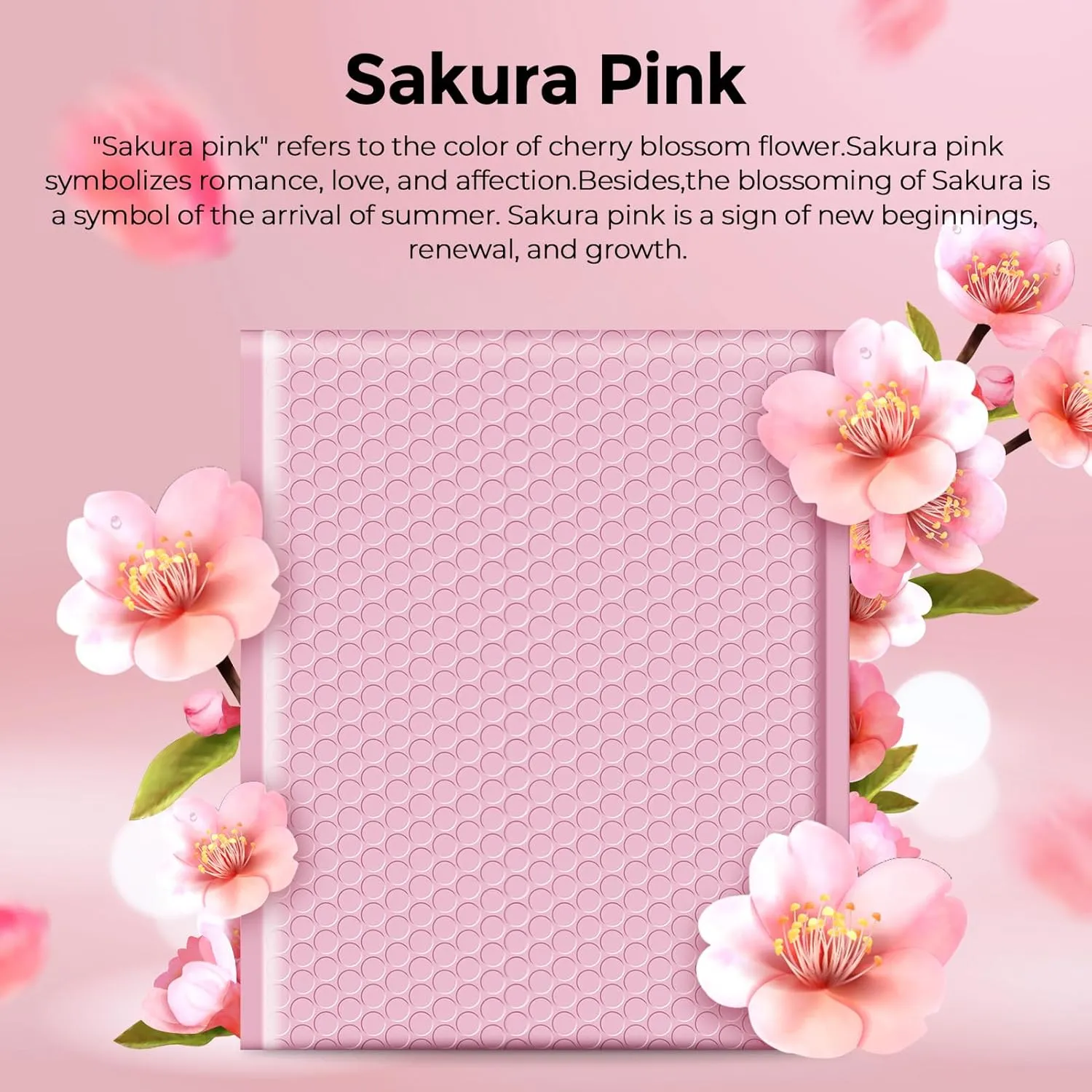 METRONIC 8.5 x 12 Bubble Mailers 40 Pack, Light Pink Bubble Mailers, Strong Adhesion Padded Envelope, Shipping Envelope Bubble Mailer, Bubble Envelopes for clothing, Bubble Mailer Usable Size 8.5 x 11