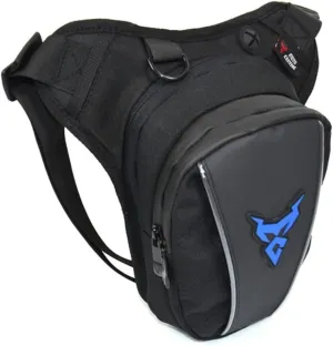 Motorcycle Thigh Bag for Men Women,Waist Pack Drop Leg Bag,Outdoor Sports Travel Hiking CyclingThigh Waist Bum Hip Fanny Belt Bag (Blue)