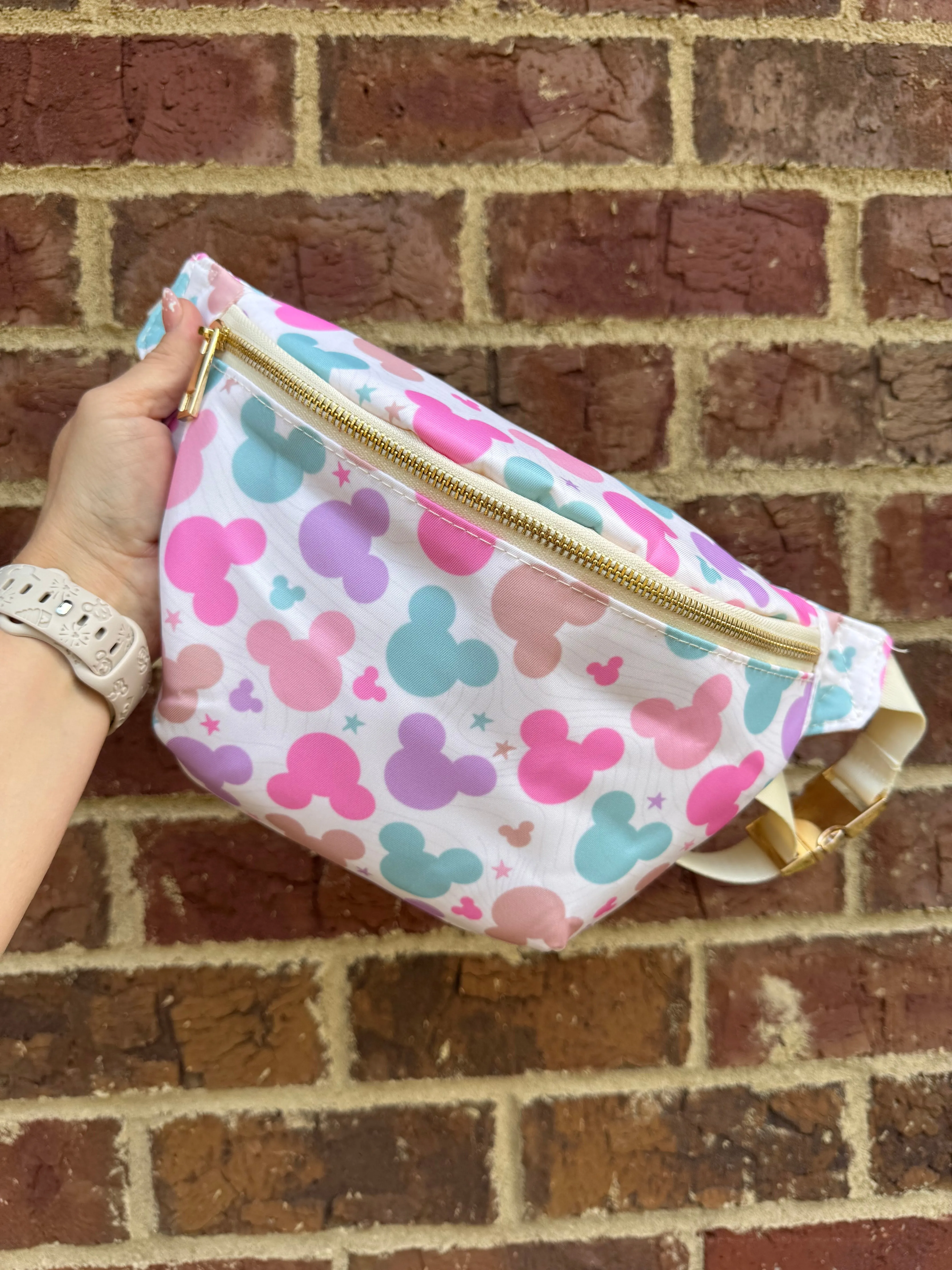 Mutli Color Mouse LARGE Fanny Pack