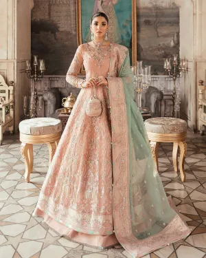 Nagaar Embroidered Net 3-Piece Suit WU-02