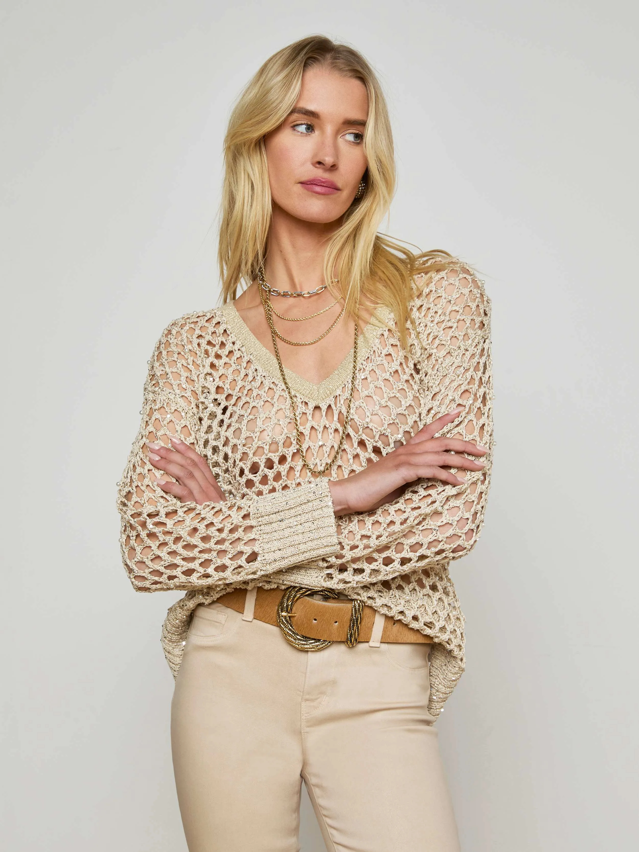 Nashwa Embellished Sweater