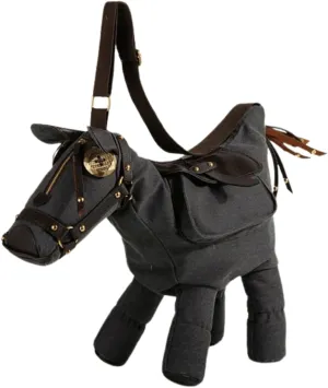 Novelty Horse-Shaped Crossbody Bag – Western Cowboy Shoulder Purse with Adjustable Strap, Retro Ranch Bag