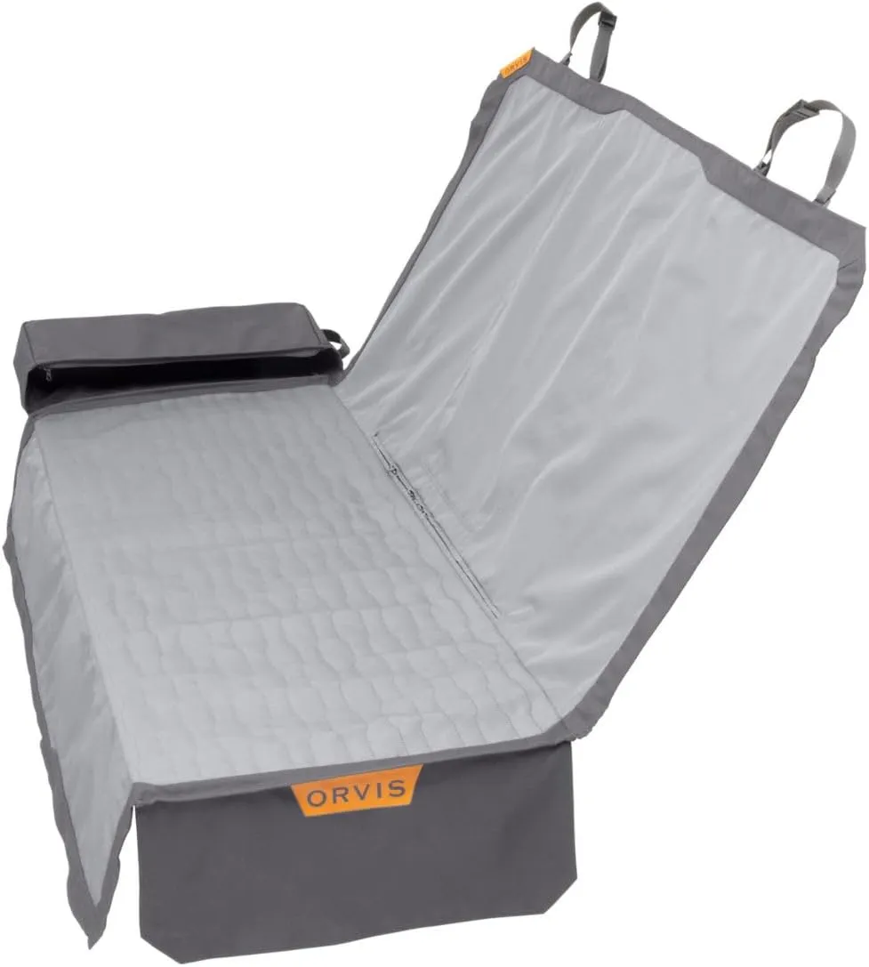 Orvis Dog Tough Trail Seat Protector, Granite - Compact