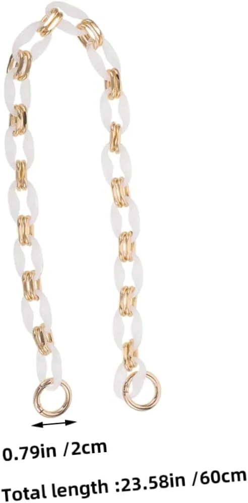 OSALADI Long-Lasting French Vintage Bag Chain Easy Install Shoulder Strap for Handbag Purse Crossbody