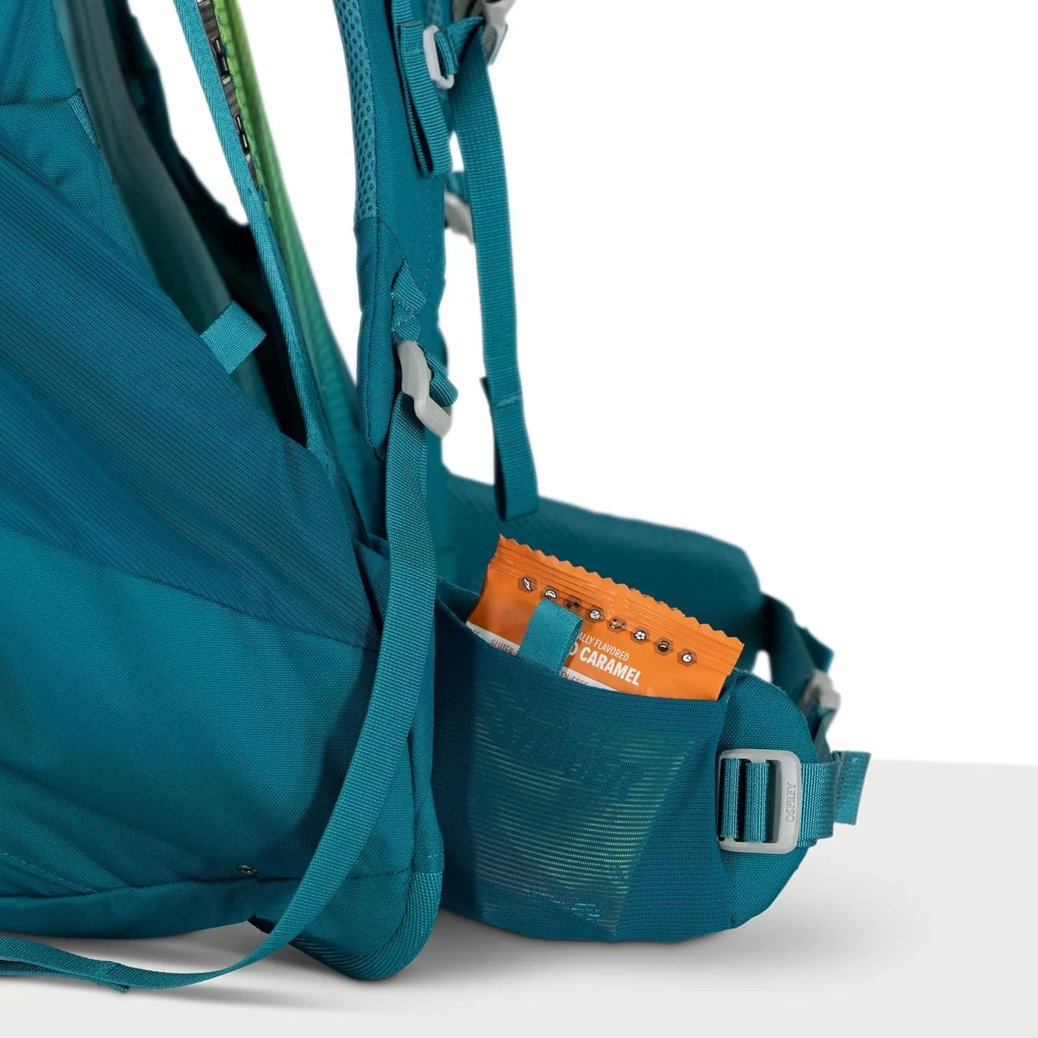 Osprey Ace 38L Kids' Backpacking Backpack, Green Canopy