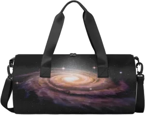 Outer Space Travel Duffel Bag Cosmic Planet Sports Gym Bag Men Women Sports Travel Luggage Bag 17.6”×9”×9 “ Duffel Bag Weekend Overnight Gym Bag Nvenient For Carrying