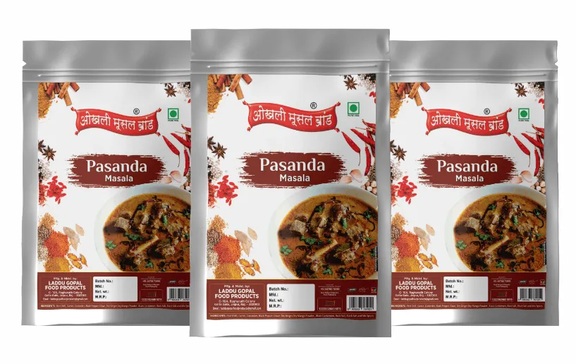 Pasanda masala 570g (pack of 3x 190g) | OKHLI MUSAL BRAND
