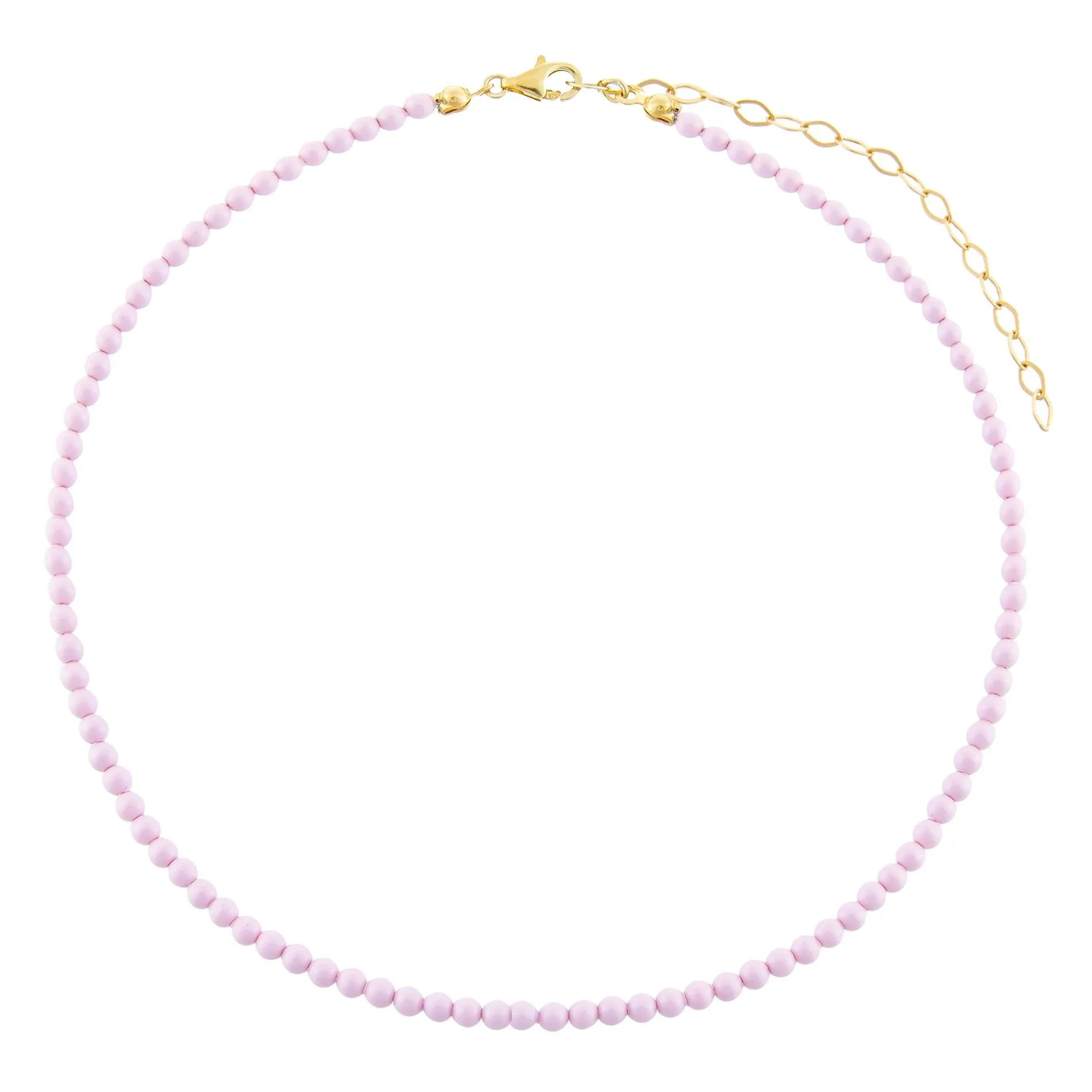 Pastel Pearl Beaded Choker
