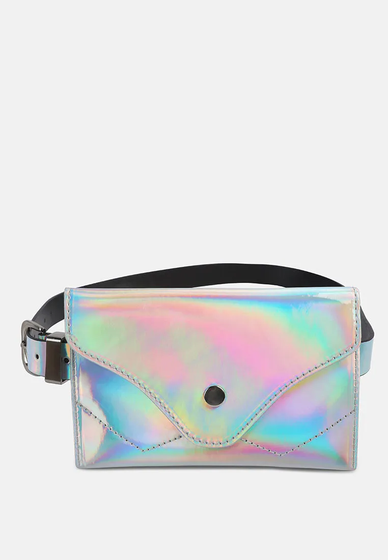 Patent Envelop Fanny Pack