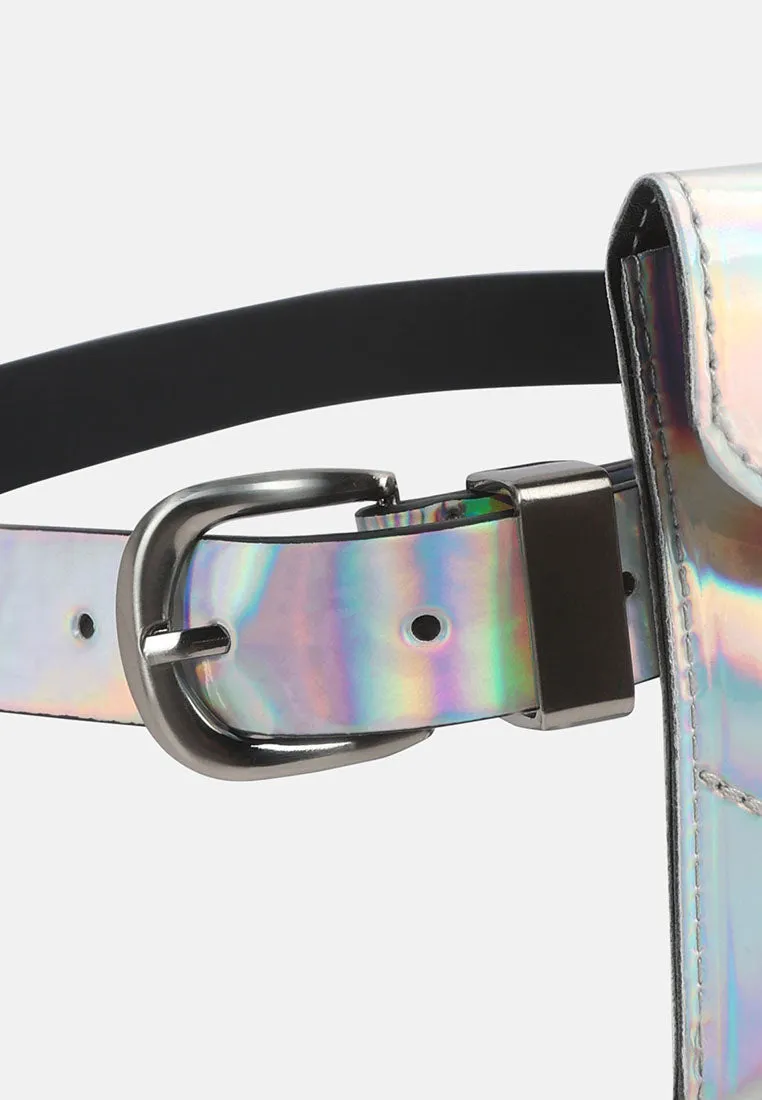 Patent Envelop Fanny Pack