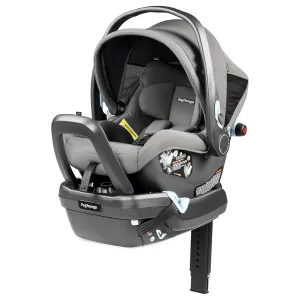Peg Perego Primo Viaggio Nido - Rear Facing Infant Car Seat - Includes Base with Load Leg & Anti-Rebound Bar - for Babies 4 to 30 lbs - Made in Italy - Mercury