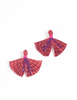 PLEATED EARRINGS 153