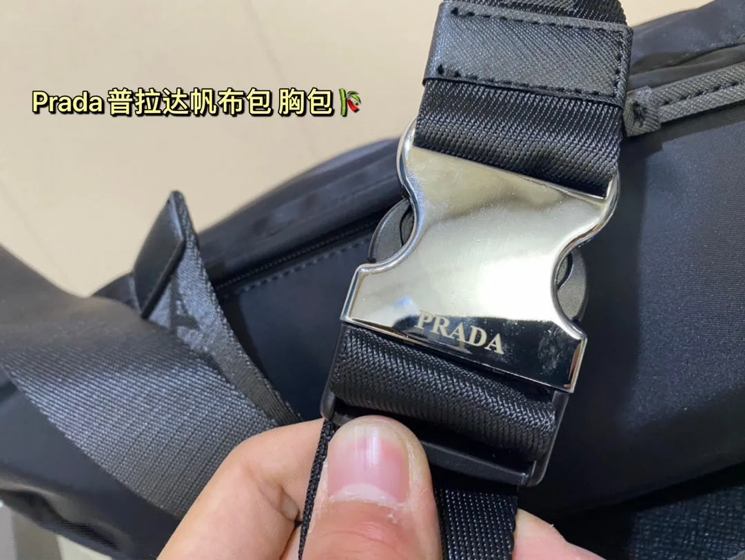 Prada chest Fanny pack crossbody bag