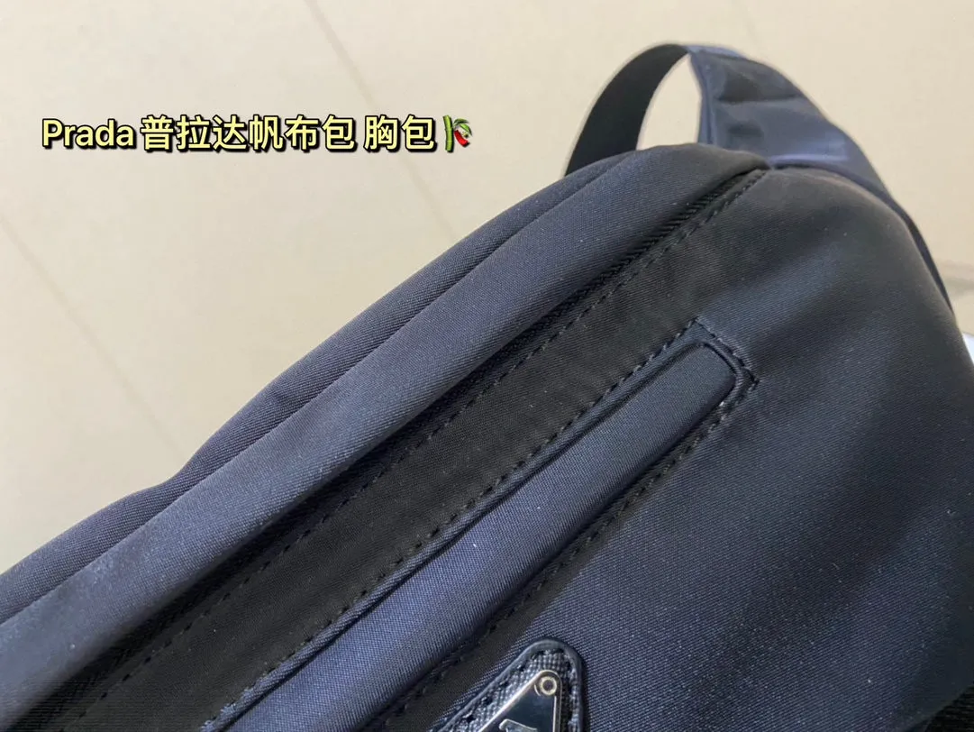Prada chest Fanny pack crossbody bag