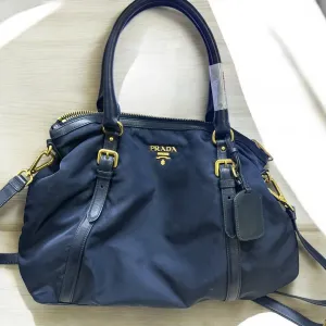 Prada Nylon Tote Handbag (H29 x L34 x W16 cm)