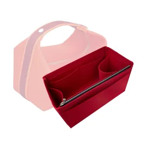 Premium Purse Organizer for Bride-a-brac Insert, PM Bride-a-brac case organizer, Trousse Bride A Brac GM Organizer, 2mm Thick Felt Snug Sturdy (For Large Bride-a-Brac (GM), Geyser Blue)