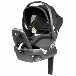 Primo Viaggio 4-35 Nido - Rear Facing Infant Car Seat - Includes Base with Load Leg & Anti-Rebound Bar - for Babies 4 to 35 lbs - Made in Italy - Onyx (Black)