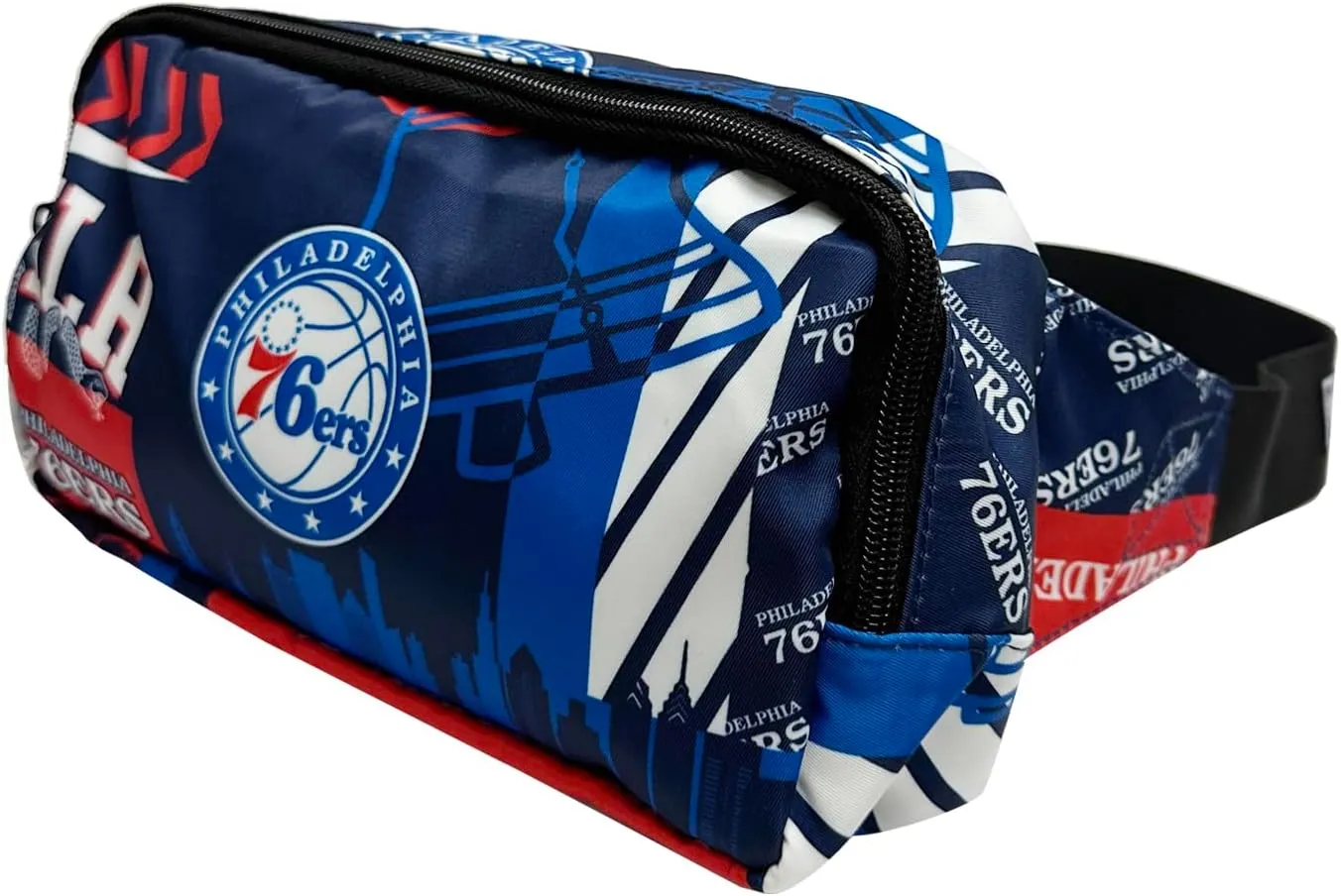 Pro Specialties Philadelphia 76ers Basketball Fanny Pack TM1872: Adult Bag (Street Series) Elevate Your Style with this Trendy Belt Bag - Ideal for Sports Enthusiasts. Perfect Waist Bag