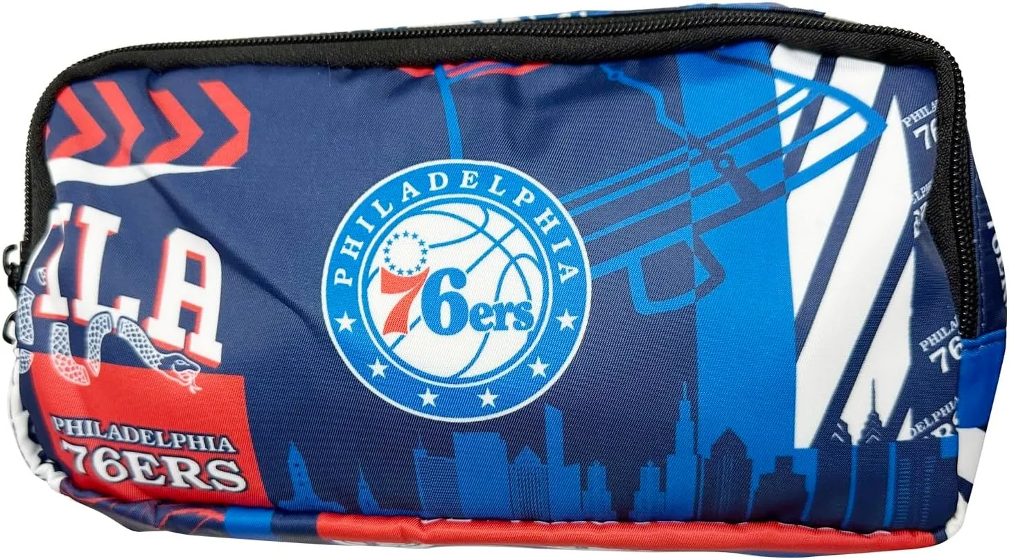 Pro Specialties Philadelphia 76ers Basketball Fanny Pack TM1872: Adult Bag (Street Series) Elevate Your Style with this Trendy Belt Bag - Ideal for Sports Enthusiasts. Perfect Waist Bag