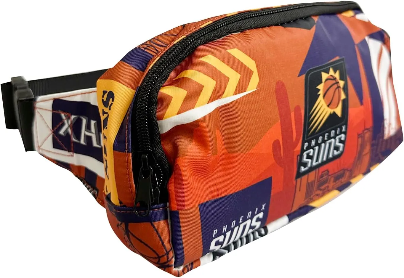 Pro Specialties Phoenix Suns Basketball Fanny Pack TM1872: Adult Bag (Street Series) Elevate Your Style with this Trendy Belt Bag - Ideal for Sports Enthusiasts. Perfect Waist Bag
