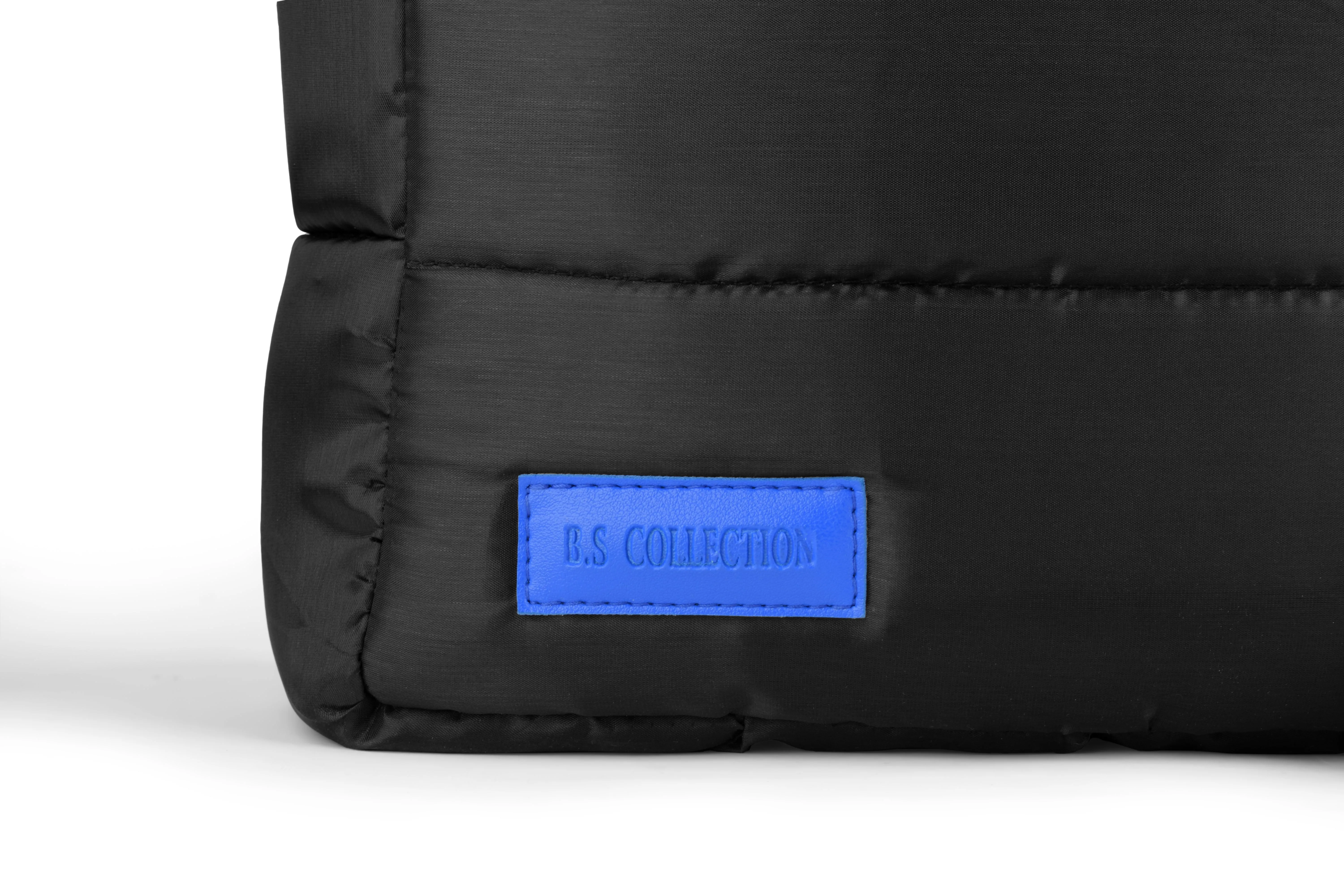 Puffer Medium Size Tote Bag With Wallet - Blue