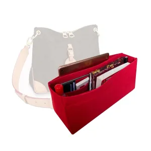 Purse Organizer for Odeon Bag, Lv Odeon PM Purse Organizer, Bag Organizer for Lv Odeon MM, Handmade 2mm Premium Felt Snug Sturdy Gold Zipper (For Odeon PM, Black)