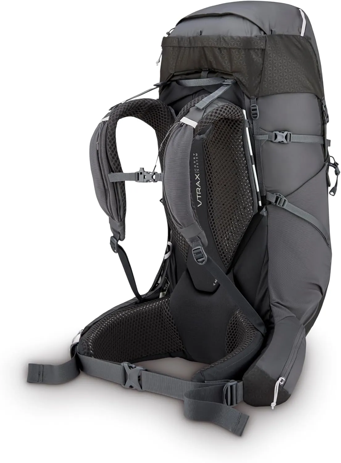 Rab Exion Backpack Comfortable Pack for Hiking, Trekking, & Backpacking - Anthracite/Graphene - 55-Liter (Back Length - Large/X-Large)