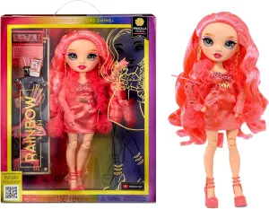 Rainbow High Priscilla- Pink Fashion Doll. Fashionable Outfit & 10  Colorful Play Accessories. Great Gift for Kids 4-12 Years Old and Collectors.