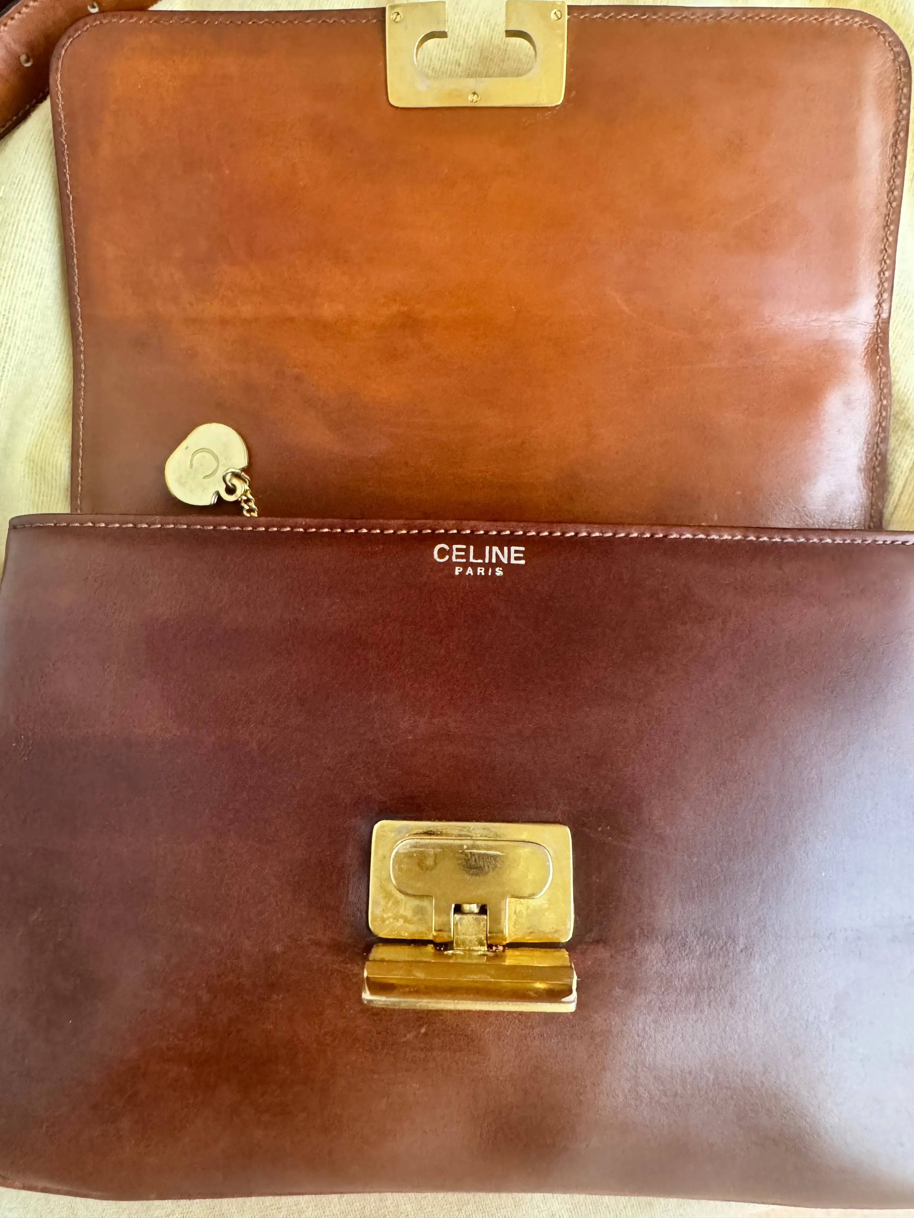 Rare Authentic Vintage Celine Triomphe Bag