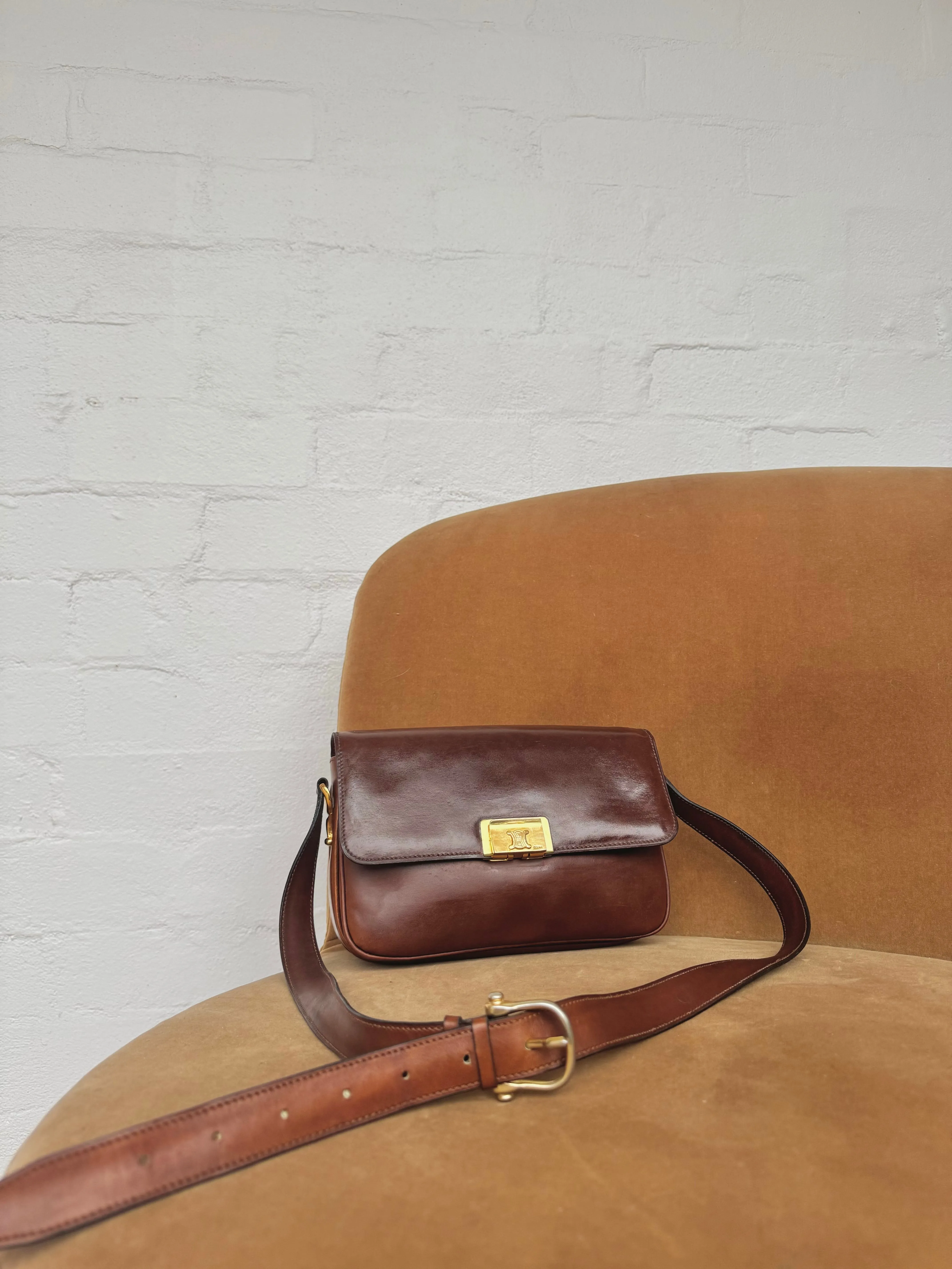Rare Authentic Vintage Celine Triomphe Bag