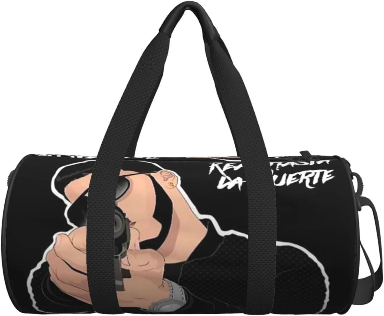Real Hasta La Muerte Duffel Bag Large Capacity Portable Round Travel bag,Travel Sports Bag for Men and Women One Size