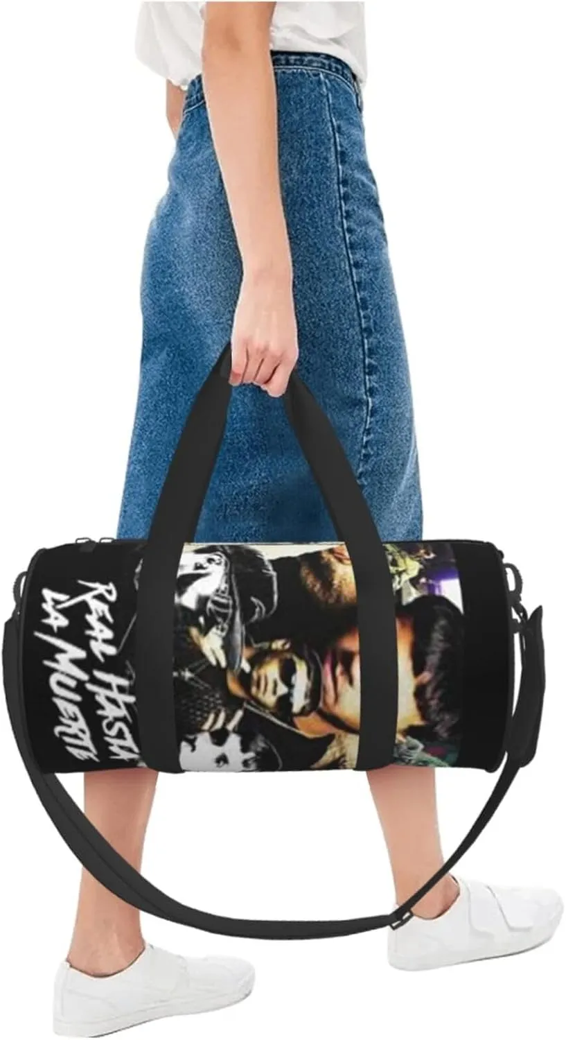 Real Hasta La Muerte Duffel Bag Large Capacity Portable Round Travel bag,Travel Sports Bag for Men and Women One Size