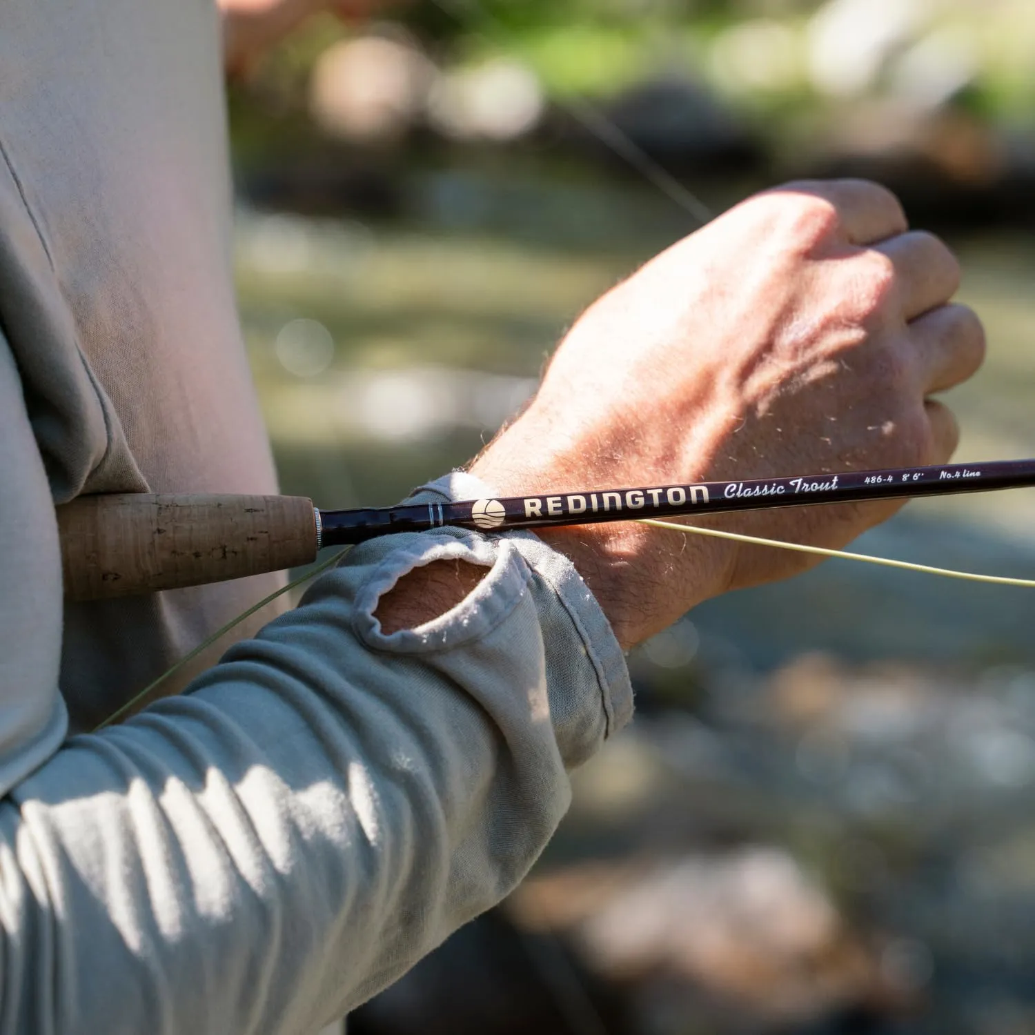 Redington Classic Trout Freshwater Fly Fishing Rod - Moderate Action 4-Piece Fly Rod - Case Included
