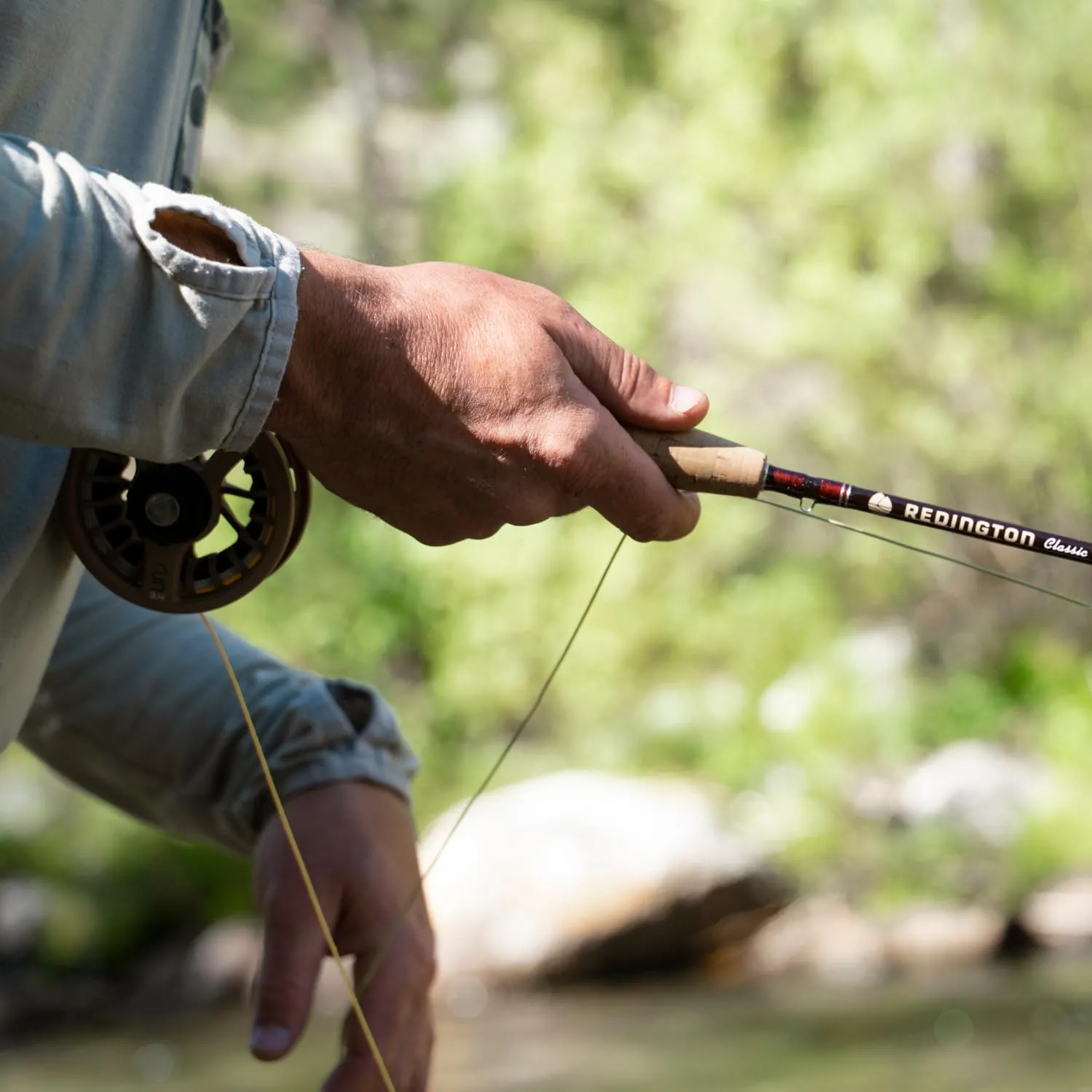 Redington Classic Trout Freshwater Fly Fishing Rod - Moderate Action 4-Piece Fly Rod - Case Included
