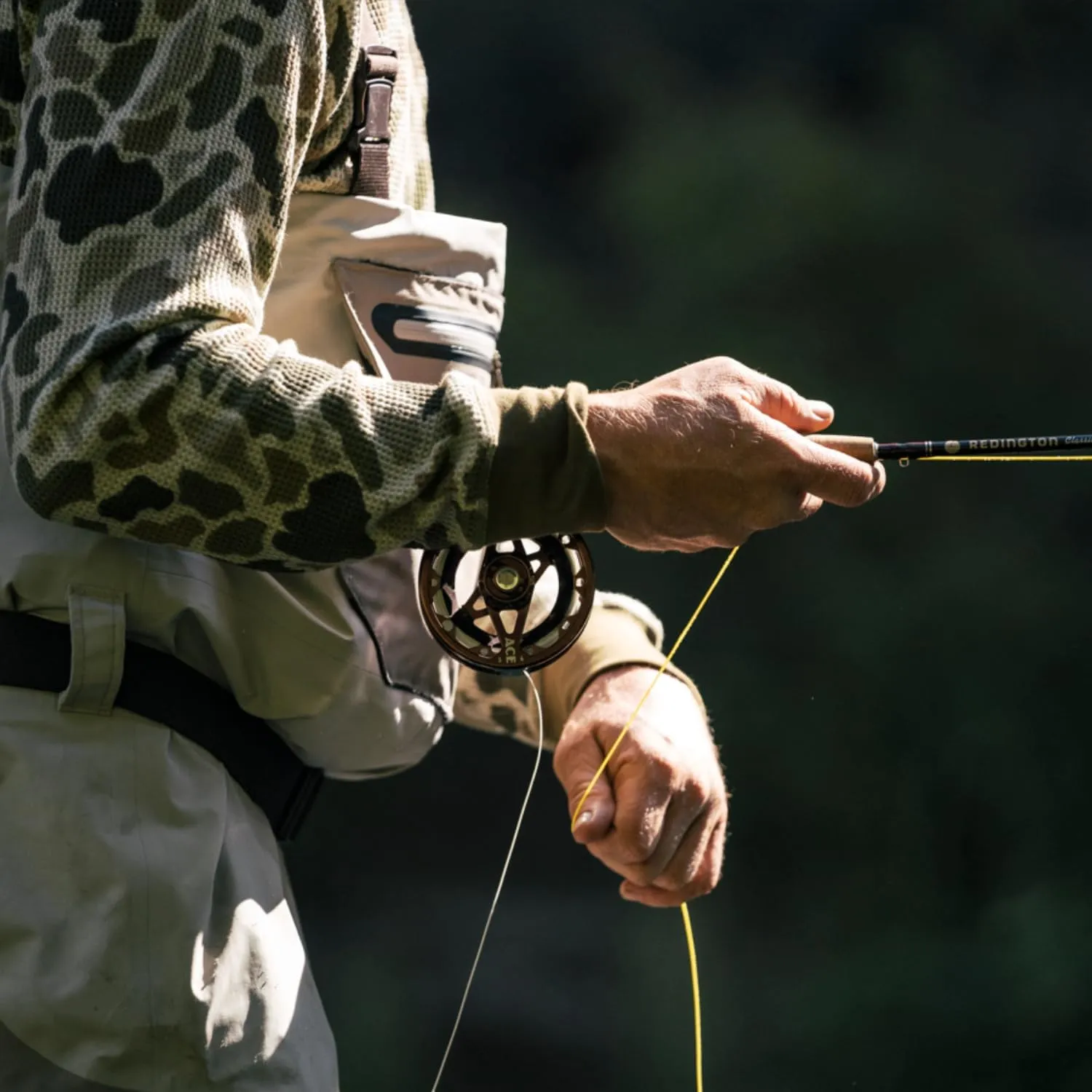 Redington Classic Trout Freshwater Fly Fishing Rod - Moderate Action 4-Piece Fly Rod - Case Included