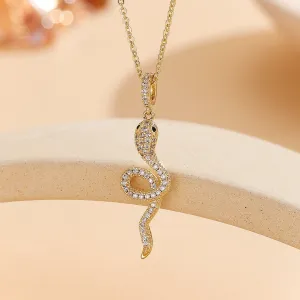 Reet Pehal - Golden Eclipse Snake Pendant