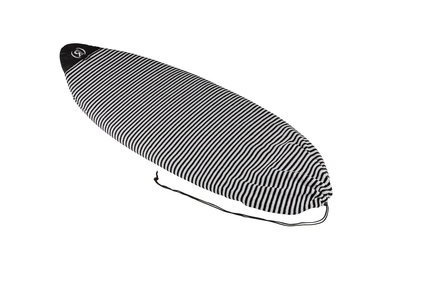 Ronix Sleeping Sack Surf Sock Wakesurf Board Bag - Black / White - Pointy Nose
