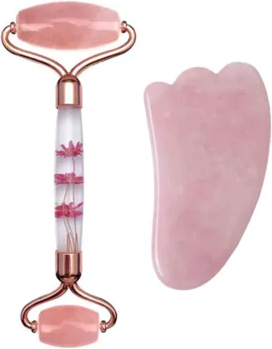 Rose Quartz Eye Sleep Mask Facial Massager Jade Roller Gua Sha Scraper Eyes Relax Fade Dark Circles Skin Care Beauty Tools Gifts,Type C