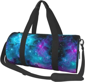 Round Duffle Bag Galaxy Unisex Travel Bag Duffle Bag