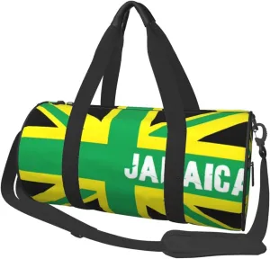 Round Duffle Bag Jamaica Jamaican Kingdom Flag Unisex Travel Bag Duffle Bag