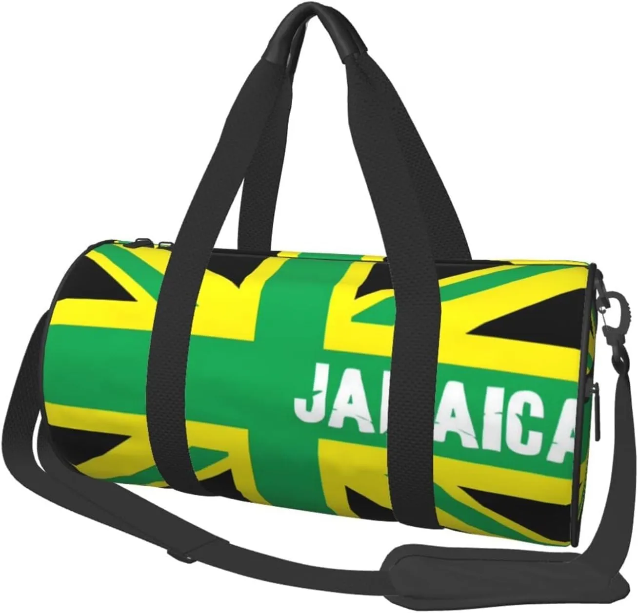 Round Duffle Bag Jamaica Jamaican Kingdom Flag Unisex Travel Bag Duffle Bag