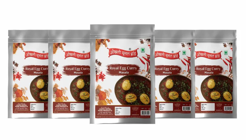 Royal egg curry masala 400g (pack of 5x80g)|OKHLI MUSAL BRAND