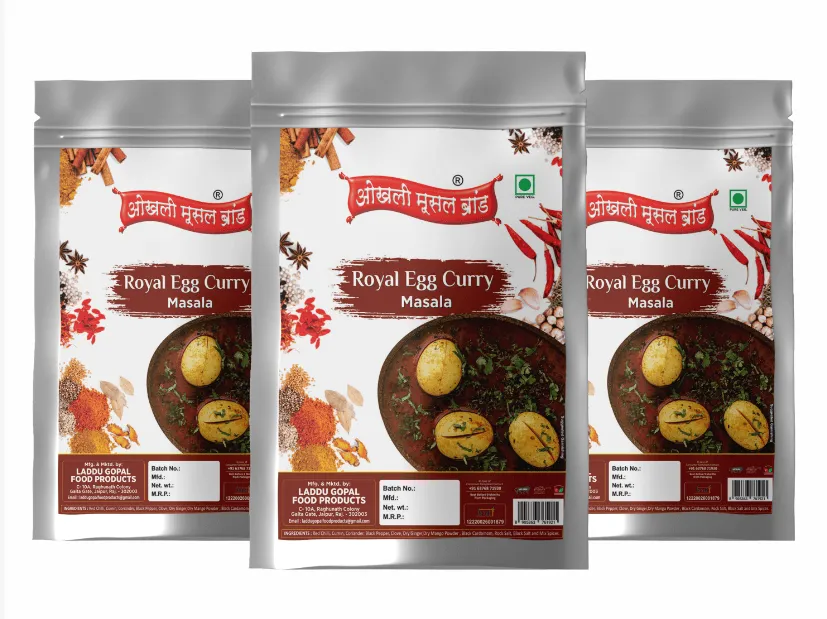 Royal egg curry masala 450g (pack of 3x150g)|OKHLI MUSAL BRAND