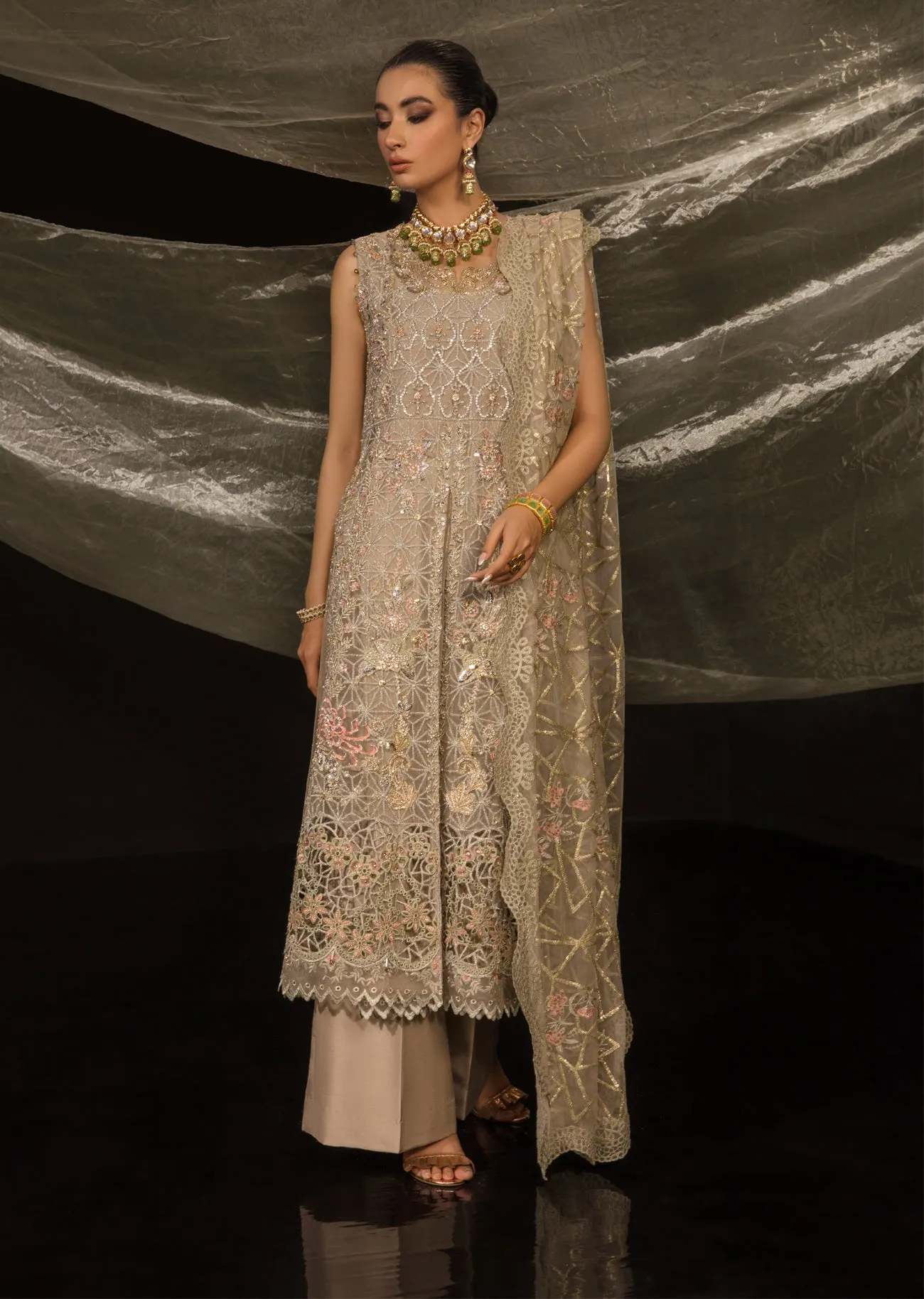 RR-04 ANA - Unstitched Chatoyer Wedding Formal