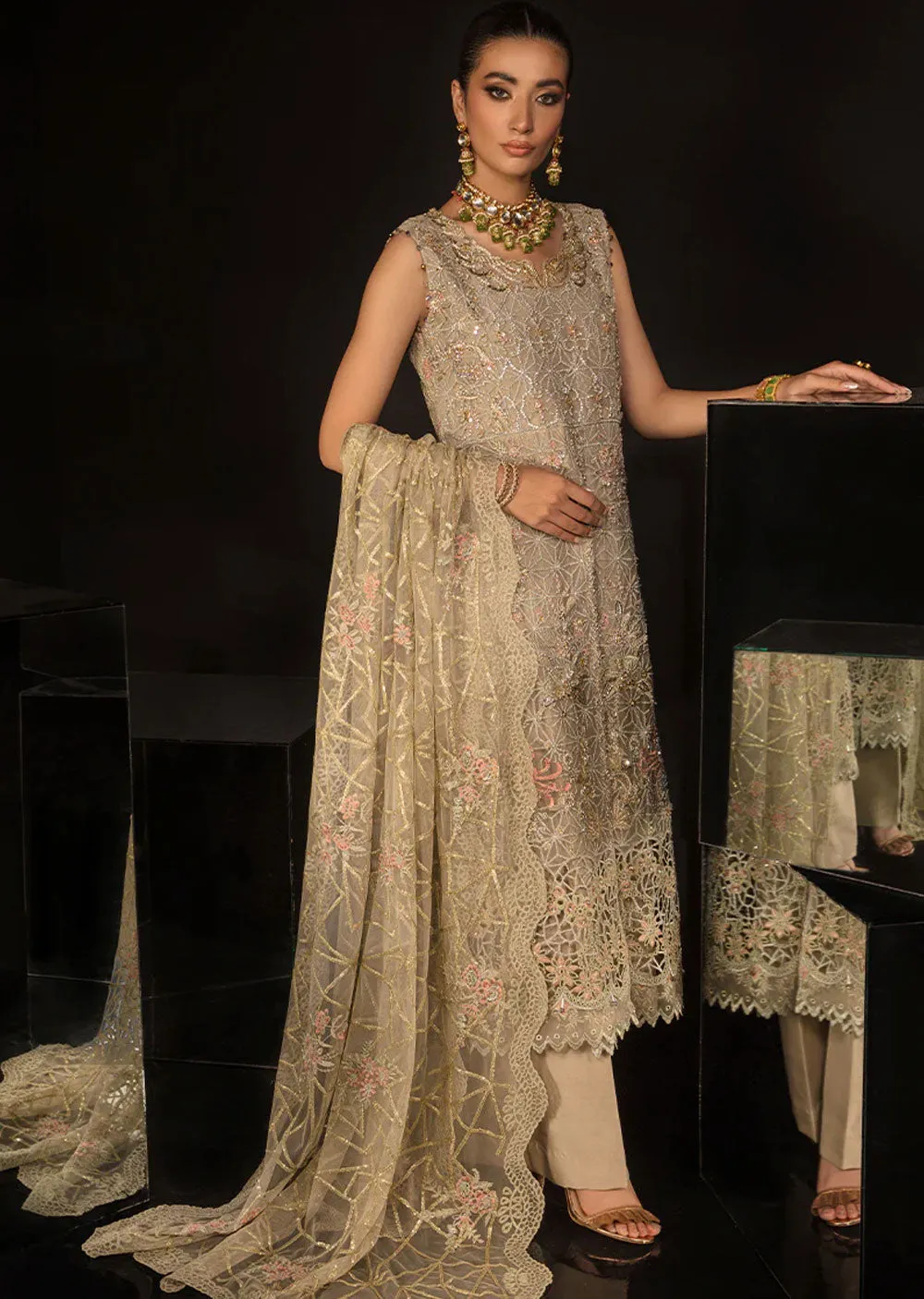 RR-04 ANA - Unstitched Chatoyer Wedding Formal