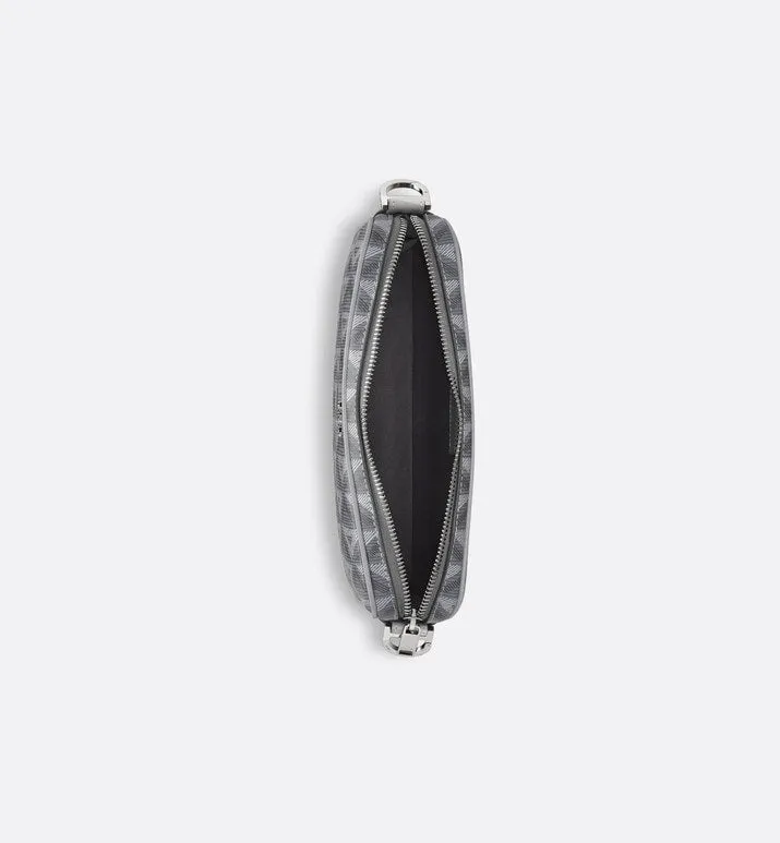 Saddle Triple Pouch • Dior Gray CD Diamond Canvas