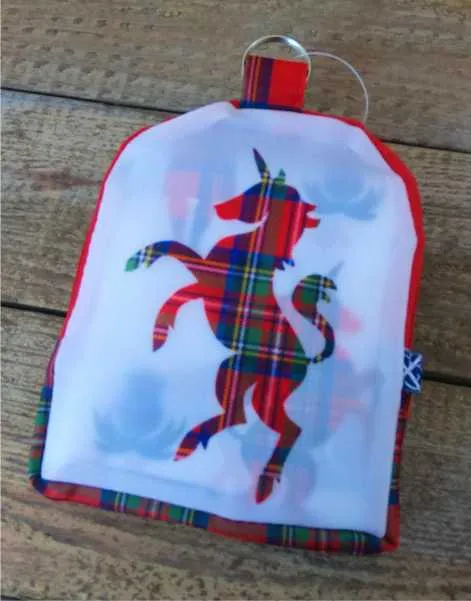 Scottish Icons Fold Up Shopping Bag