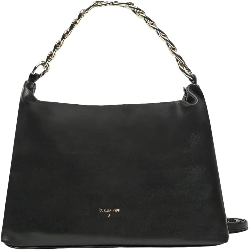 Shoulder bag 37 cm, black light gold, One Size