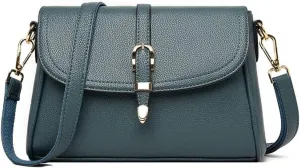 Shoulder Bags and Purses for Women PU Leather Satchel Multi-pocket Crossbody Bag Tote 2 Detachable Shoulder Straps