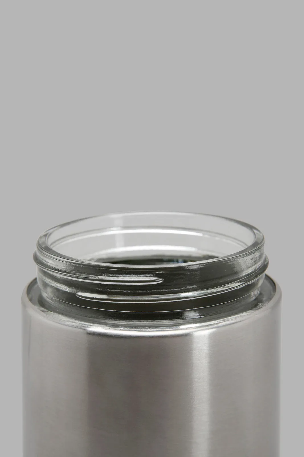 Silver Glass Storage Jar (Large)